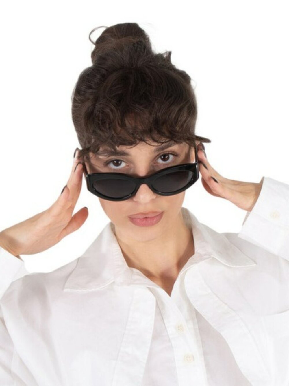 Celine Women Sunglasses Black Grey Cat Eye CL40288I MONOCHROMS 01A NEW AUTHENTIC - Picture 13 of 13